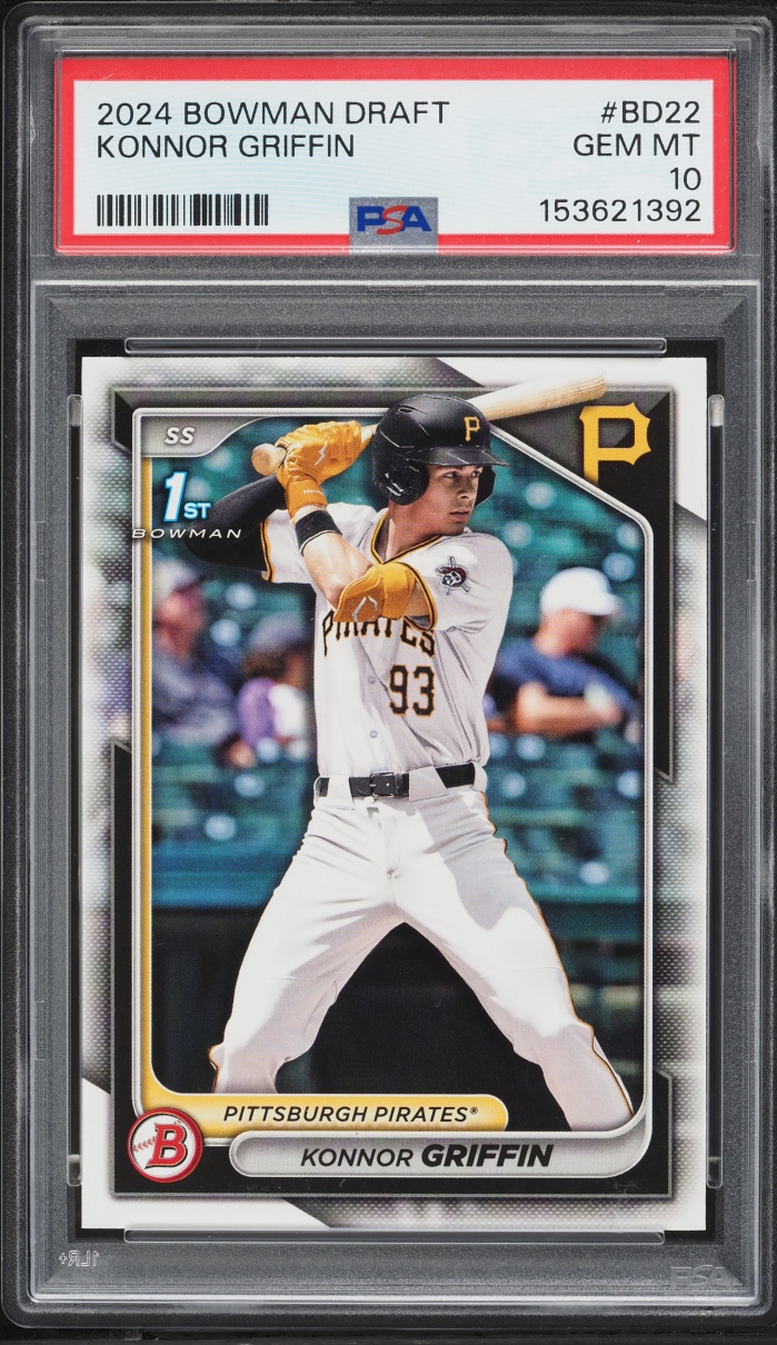 2024 Bowman Draft Konnor Griffin PROSPECT #BD-22 PSA 10 GEM MINT