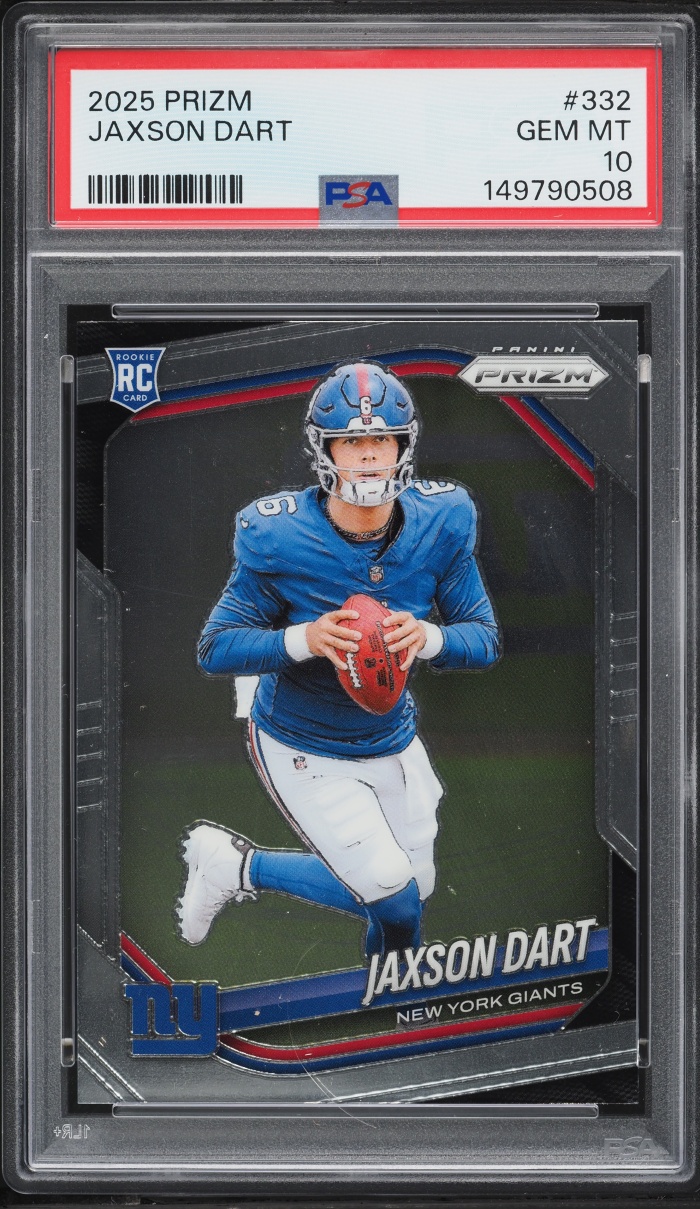 2025 Panini Prizm Jaxson Dart ROOKIE #332 PSA 10 GEM MINT