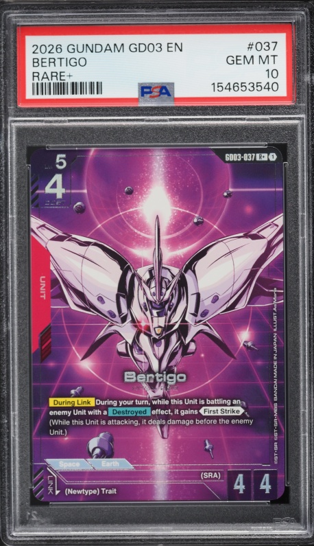 2026 Gundam Steel Requiem R+ Gundam Virtue #GD03-052 CGC 10