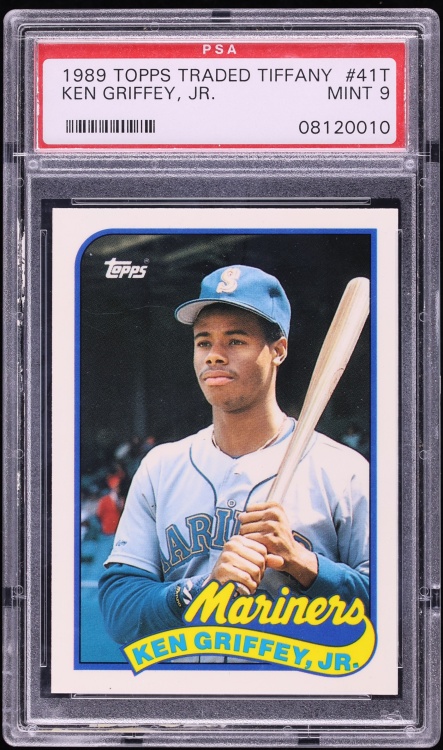 1989 Topps Traded Tiffany Ken Griffey Jr. ROOKIE #41T PSA 9 MINT