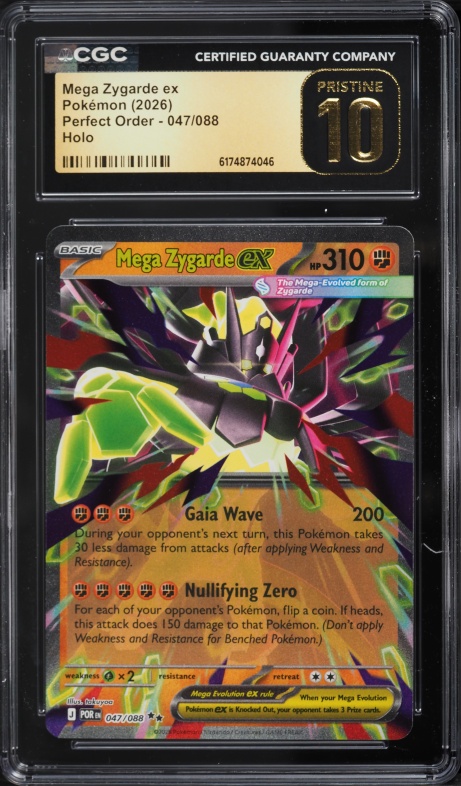 2026 Pokemon Japanese M3-Nullifying Zero SAR Mega Zygarde Ex #113
