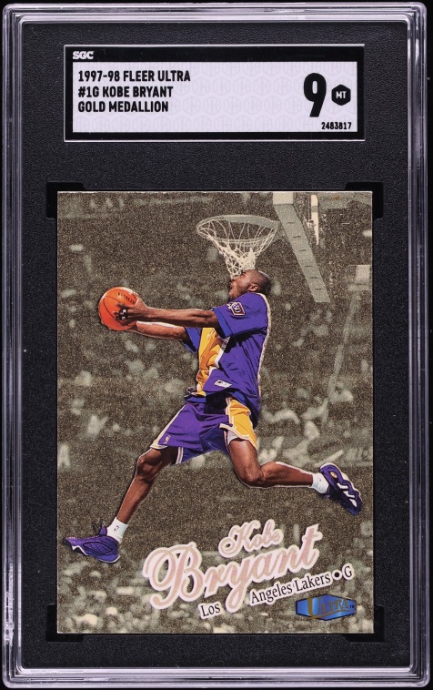 1997 Ultra Gold Medallion Kobe Bryant #1G SGC 9 MINT