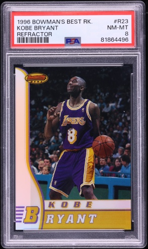 1996 Bowman's Best Atomic Refractor Kobe Bryant ROOKIE #R23 BGS 10
