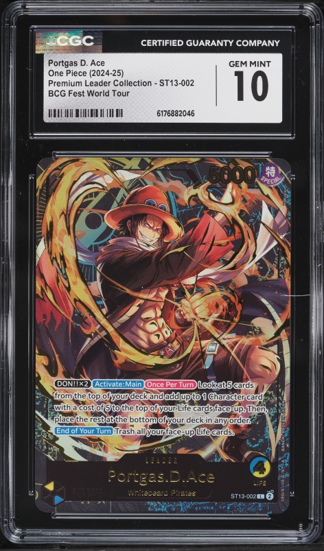2022 One Piece Japanese Promo Pack Vol. 2 Portgas D. Ace #P-028