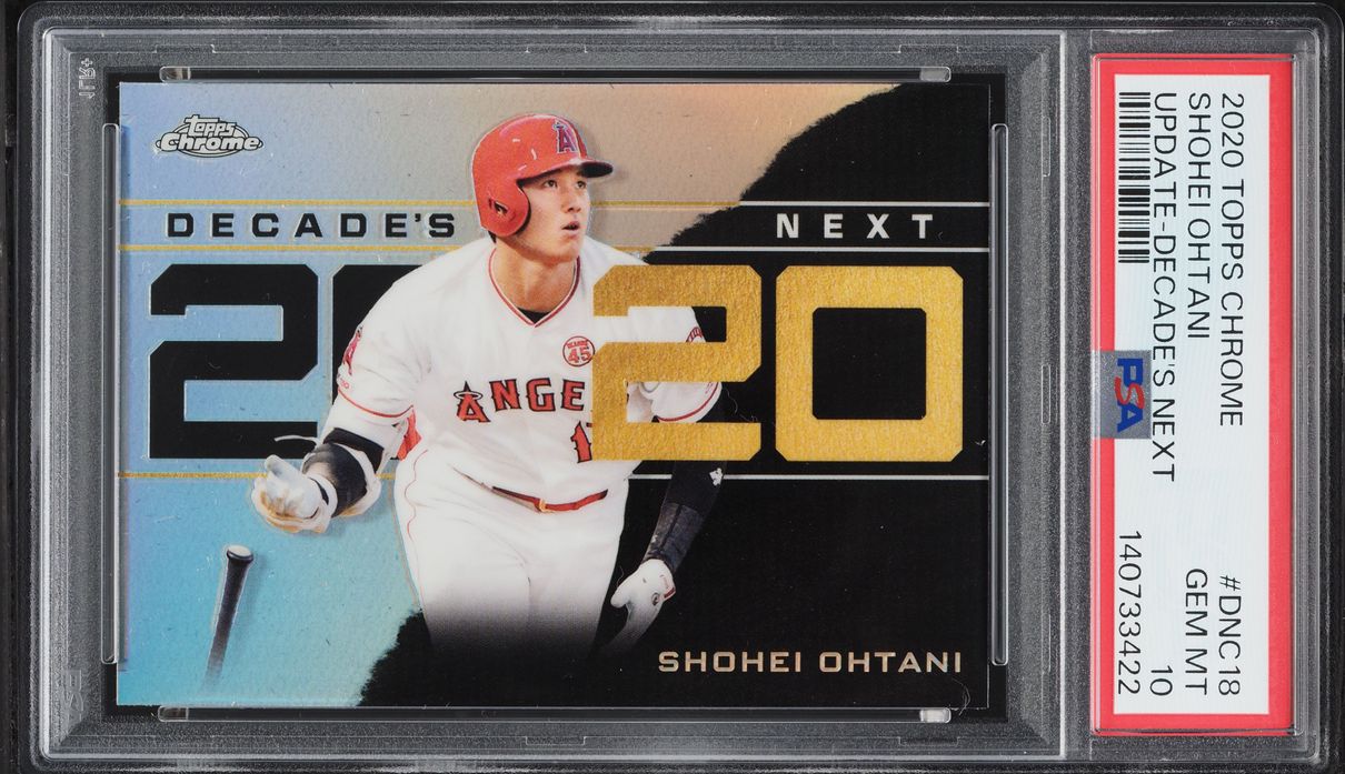 2020 Topps Chrome Update Decade's Next Shohei Ohtani #DNC-18 PSA 10 GEM MINT
