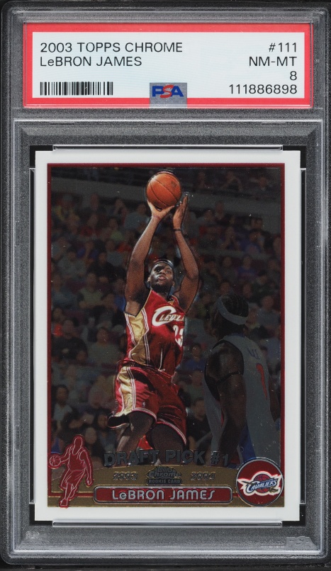 2007 Topps Chrome Xfractor LeBron James /50 #23 PSA 10 GEM MINT on