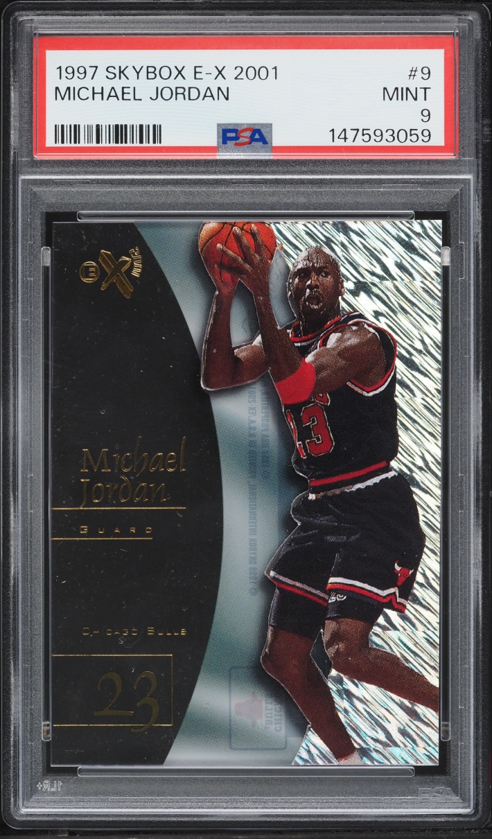 1997 Skybox E-X2001 Michael Jordan #9 PSA 9 MINT