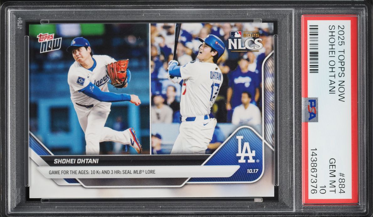2025 Topps Now Shohei Ohtani #884 PSA 10 GEM MINT
