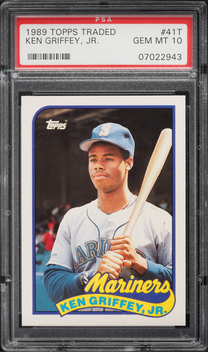 1989 Topps Traded Ken Griffey Jr. ROOKIE #41T PSA 10 GEM MINT