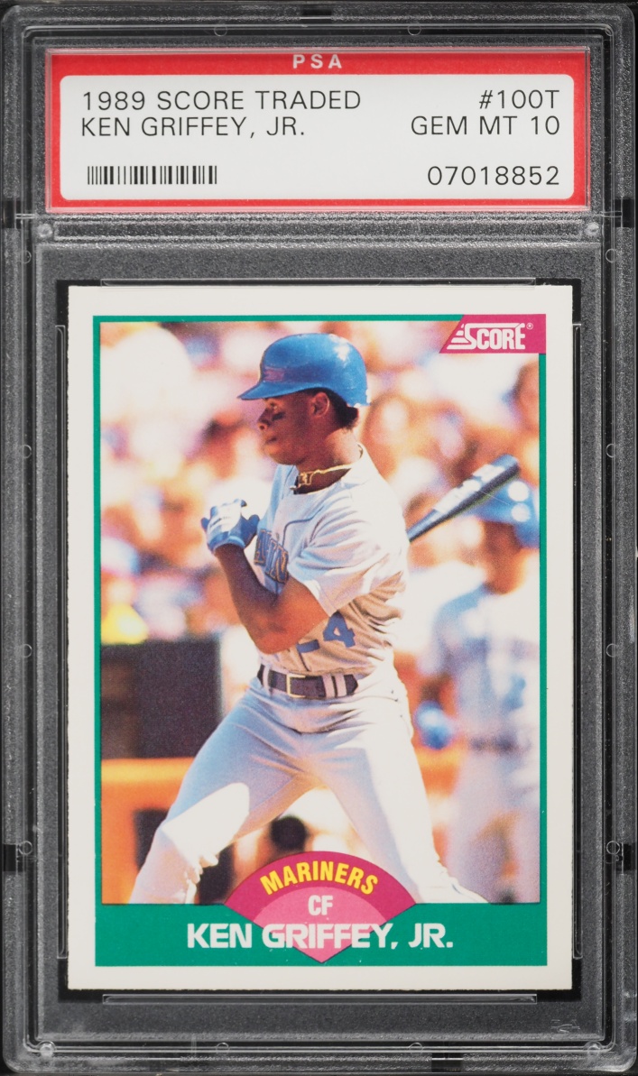 1989 Score Traded Ken Griffey Jr. ROOKIE #100T PSA 10 GEM MINT