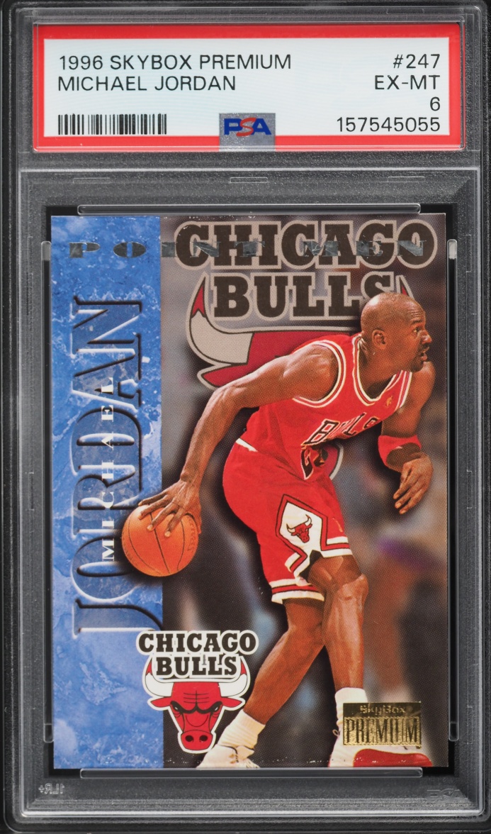 1996 Skybox Premium Michael Jordan #247 PSA 6 EXMT