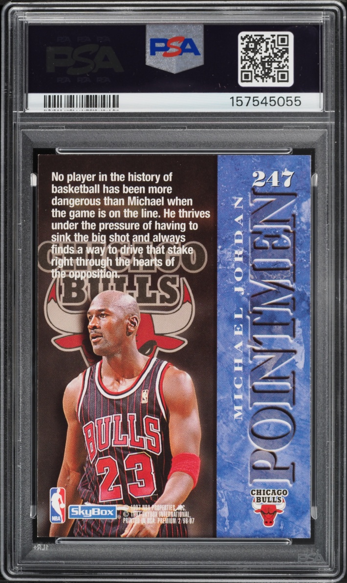 1996 Skybox Premium Michael Jordan #247 PSA 6 EXMT