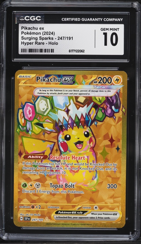 2024 Pokemon Japanese SV Super Electric Breaker SAR Pikachu ex