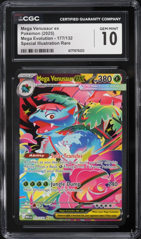 2025 Pokemon Japanese Mega Brave SAR Mega Venusaur ex #87 PSA 10