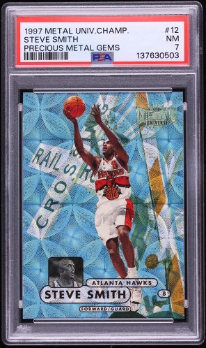 1997 Metal Universe Precious Metal Gems Dennis Rodman PMG RED /100