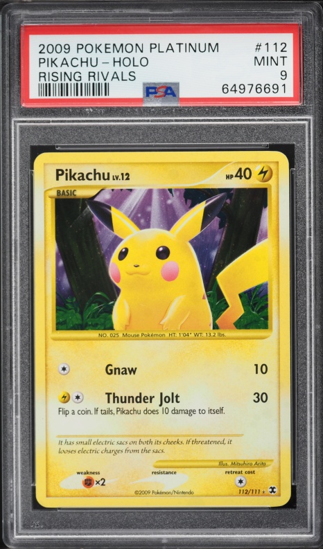2010 Pokemon German Pikachu World Promo Holo Pikachu PSA 10 GEM