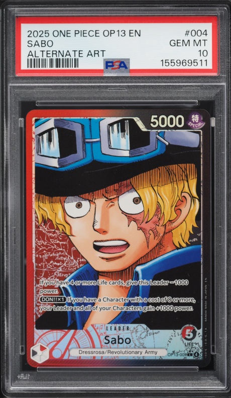 2025 One Piece Japanese Carrying On His Will Alt Art Leader Sabo