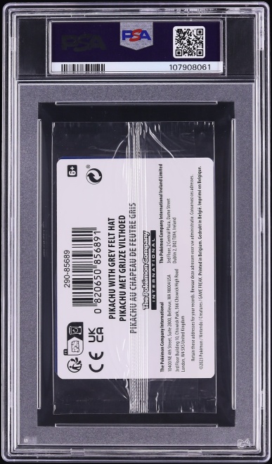2023 Pokemon SV Black Star Promo Sealed Van Gogh Pikachu With Grey Felt Hat #85 PSA 10 GEM MINT