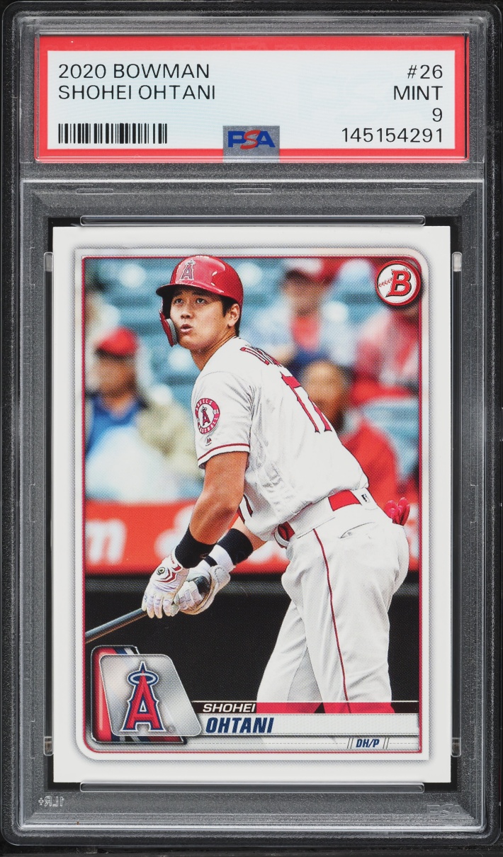 2020 Bowman Shohei Ohtani #26 PSA 9 MINT