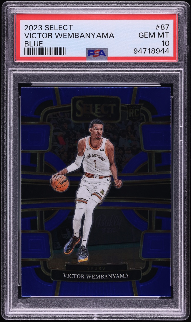 2023 Select Concourse Blue Victor Wembanyama ROOKIE #87 PSA 10 GEM MINT