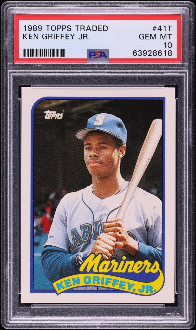 1989 Topps Traded Ken Griffey Jr. ROOKIE #41T PSA 10 GEM MINT