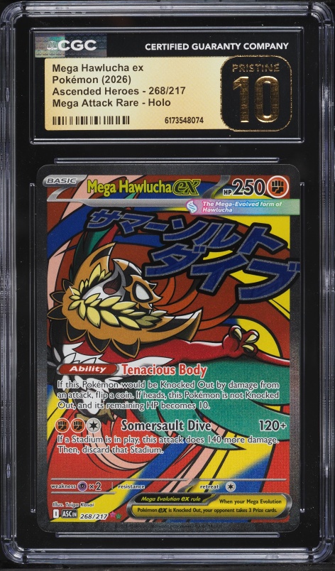 mega hawlucha pokemon card [PSA 10] {229/193} ex this piece serves as a premier focal point for any high Mega Hawlucha Ex Proxy Card