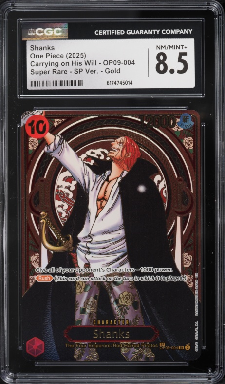 2025 One Piece 2nd Anniversary Set Leader Shanks #OP09-001 PSA 10