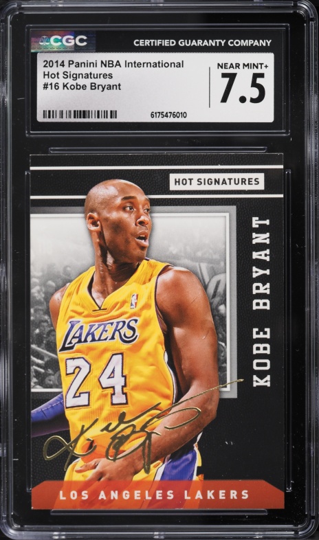 2014 Panini Prizm Gold Pulsar Prizms Kobe Bryant /10 #136 BGS 9.5