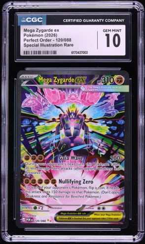 2026 Pokemon Japanese Mega Nihil Zero MUR Mega Zygarde ex #117 CGC