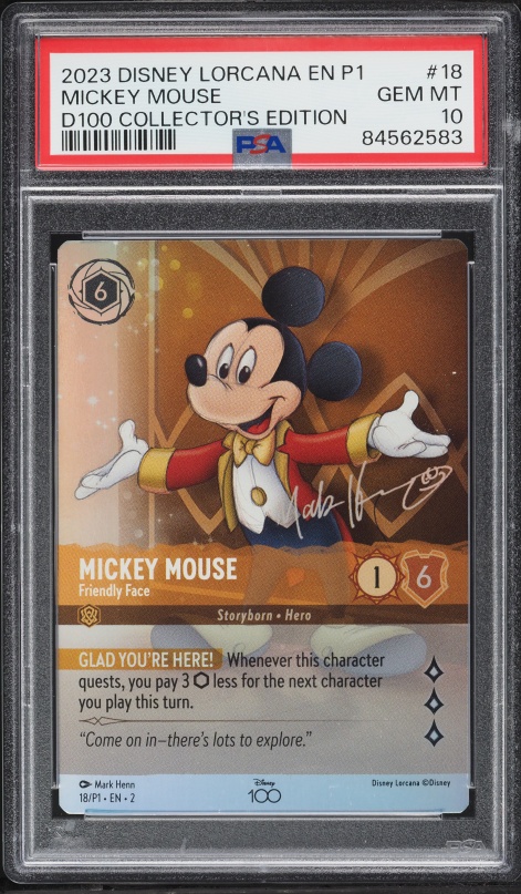 2022 Disney Lorcana Promo D23 Expo Mickey Mouse Brave Little