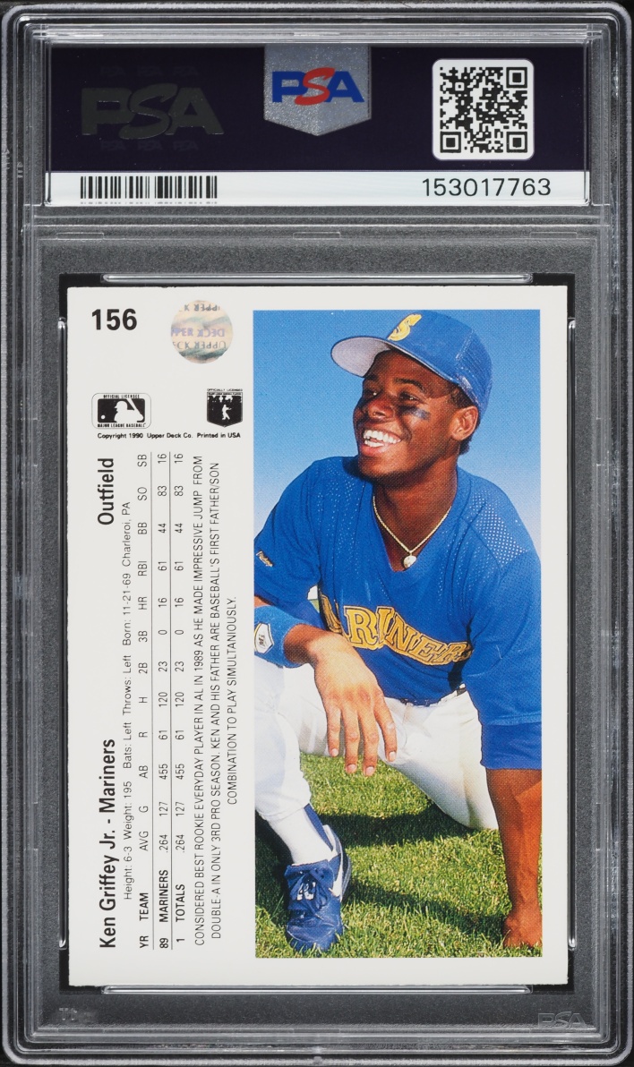 1990 Upper Deck Ken Griffey Jr. #156 PSA 9 MINT