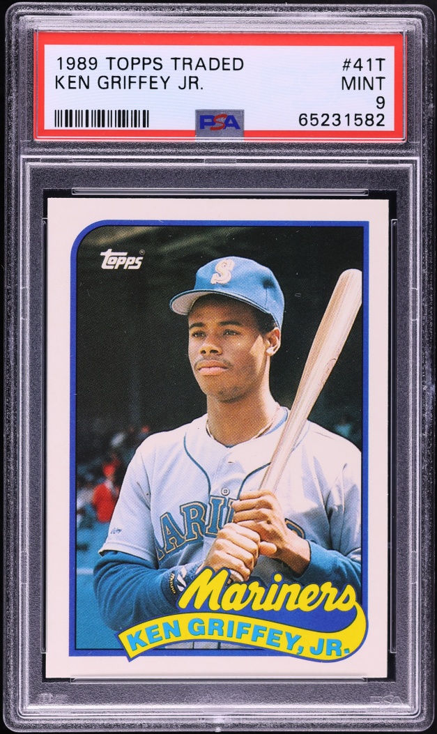 1989 Topps Traded Ken Griffey Jr. ROOKIE #41T PSA 9 MINT