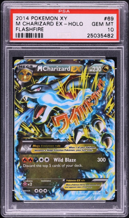 2014 Pokemon XY Flashfire Holo M Charizard EX #69 PSA 10 GEM MINT