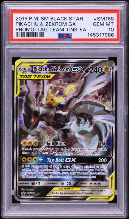 pokemon tag team cards pikachu zekrom shuffle your deck Pikachu and Zekrom GX 33