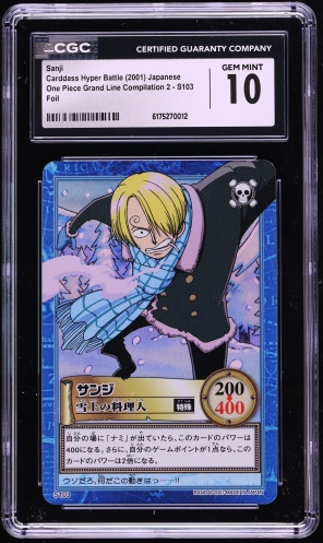 2024 One Piece Bandai Games Fest Sanji #OP03-102 CGC 10 PRISTINE