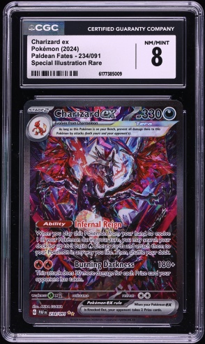2024 Pokemon Scarlet & Violet Paldean Fates SIR Charizard EX #234