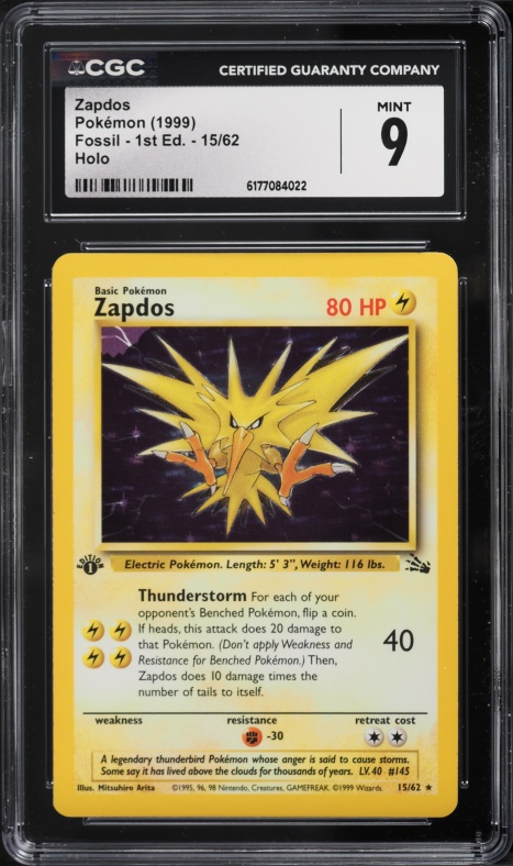 1999 Pokemon Base Set Shadowless 1st Edition Thick Stamp Holo