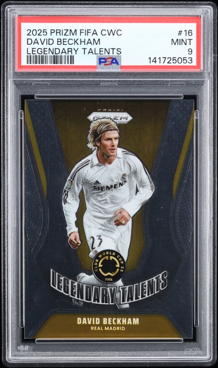1996 Merlin Premier Gold England David Beckham ROOKIE #92 BGS 9.5