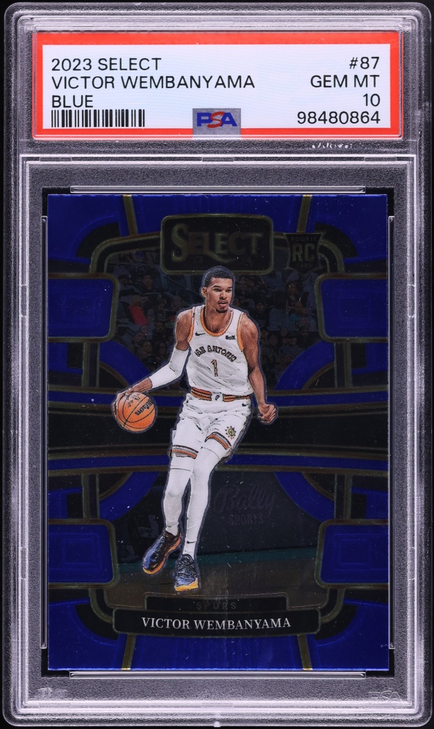 2023 Select Concourse Blue Victor Wembanyama ROOKIE #87 PSA 10 GEM MINT
