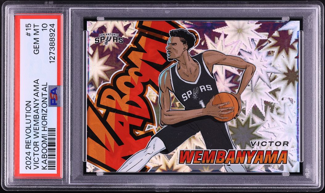 2024 Panini Revolution Kaboom! Horizontal Victor Wembanyama #15 PSA 10 GEM MINT