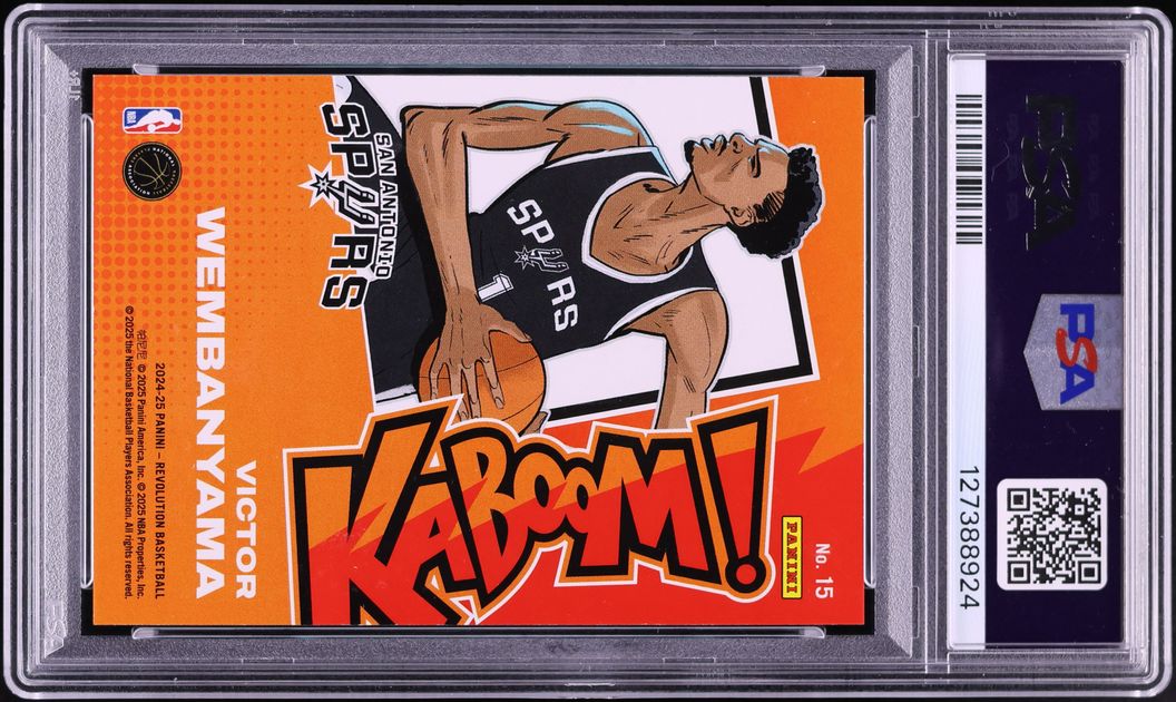 2024 Panini Revolution Kaboom! Horizontal Victor Wembanyama #15 PSA 10 GEM MINT