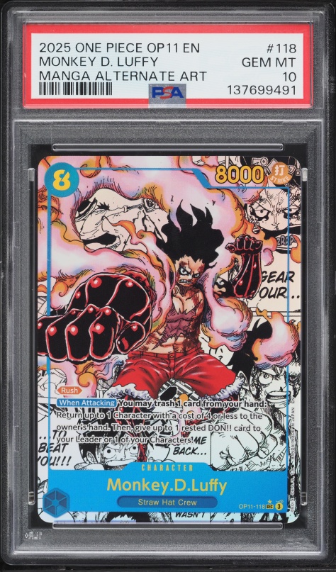 2025 One Piece Japanese Promo Standard Battle Winner Monkey D