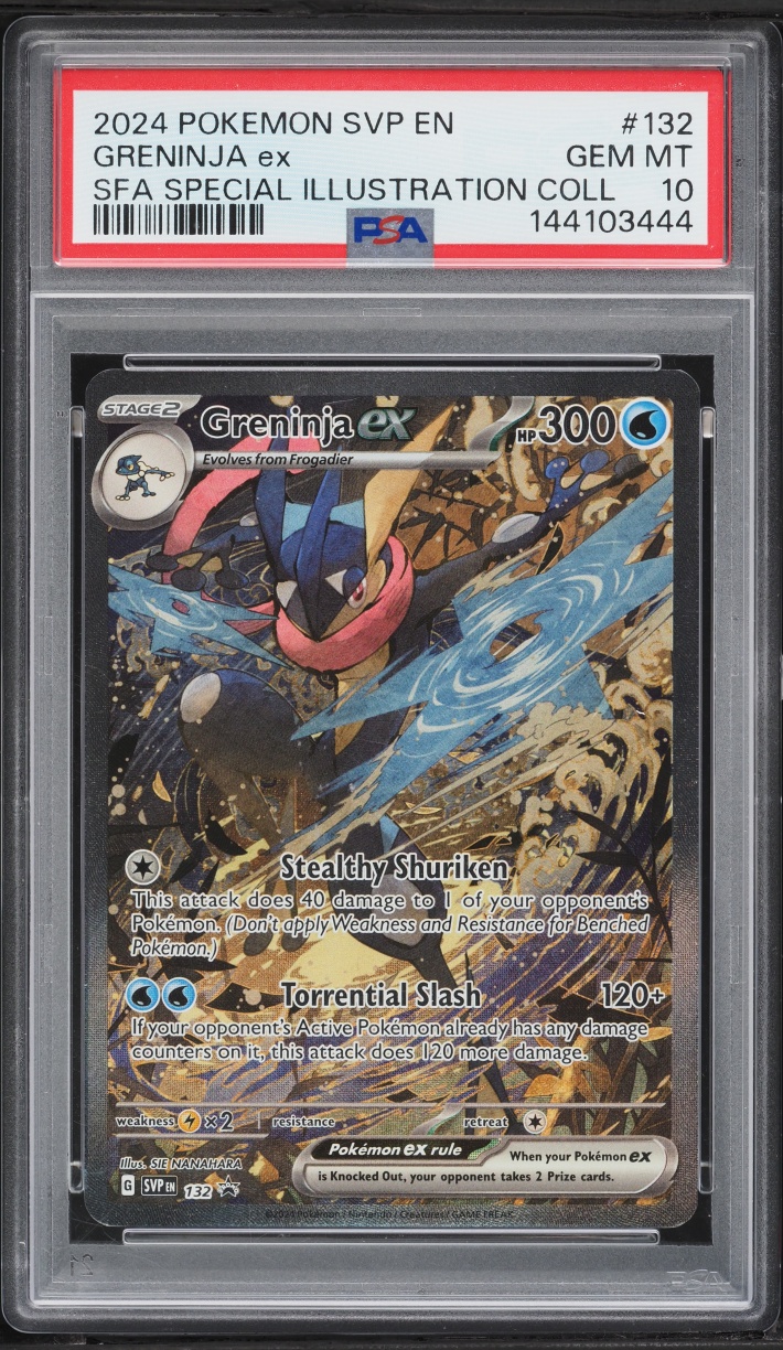 2024 Pokemon SV Promo Shrouded Fable Full Art Greninja ex #132 PSA 10 GEM MINT