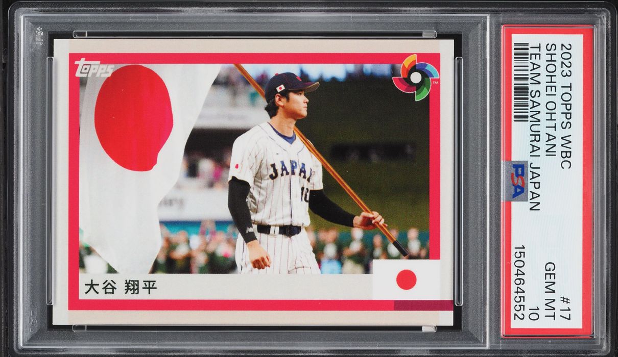 2023 Topps WBC Team Samurai Japan Set Shohei Ohtani #17 PSA 10 GEM MINT