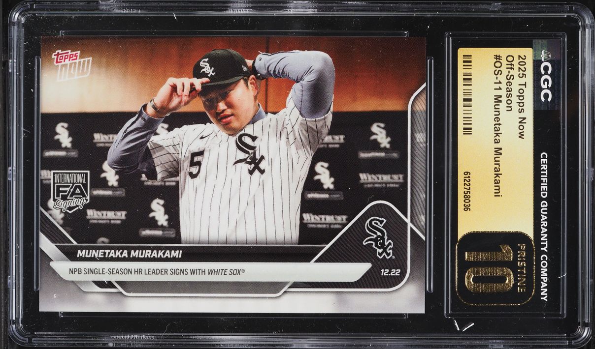 2025 Topps Now Off Season Munetaka Murakami ROOKIE #OS-11 CGC 10 PRISTINE