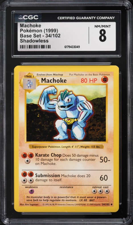 machoke pokemon card 1995 Is the pitbull of Pokemon? #pokemon #pokemontiktok #pokemoncards #pokemontcg #pokemoncommunity #fyp Mint / near mint condition trading card 1996 Pokemon Japanese Base Set