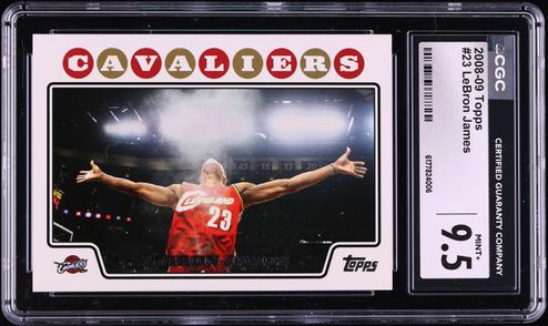2008 Topps Basketball LeBron James #23 PSA 10 GEM MINT on Fanatics