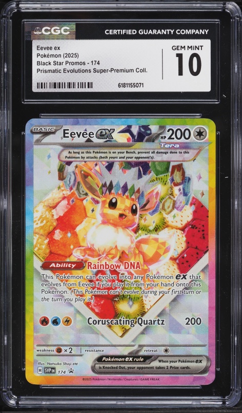 2024 Pokemon Japanese SV Terastal Fest EX SAR Eevee ex #224 PSA 10