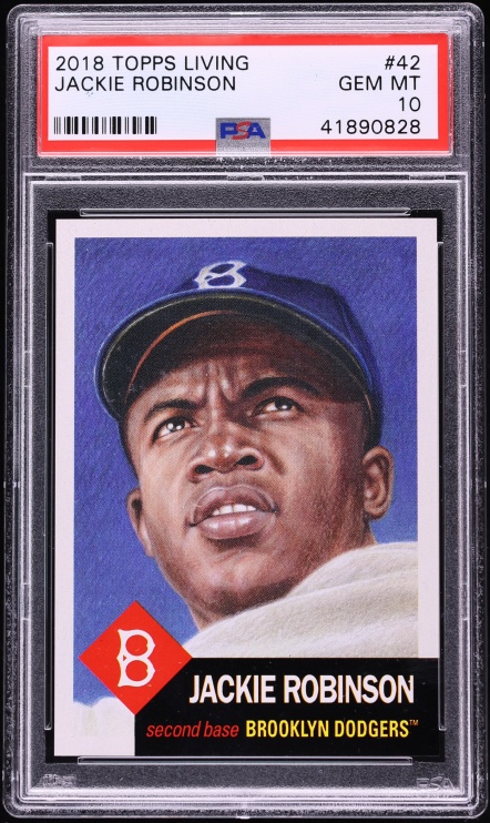 2018 Topps Living Jackie Robinson #42 PSA 10 GEM MINT