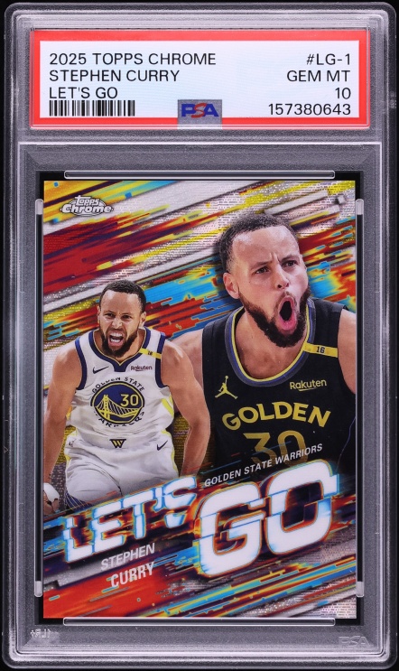 2025 Topps Chrome Let's Go Stephen Curry #LG-1 PSA 10 GEM MINT
